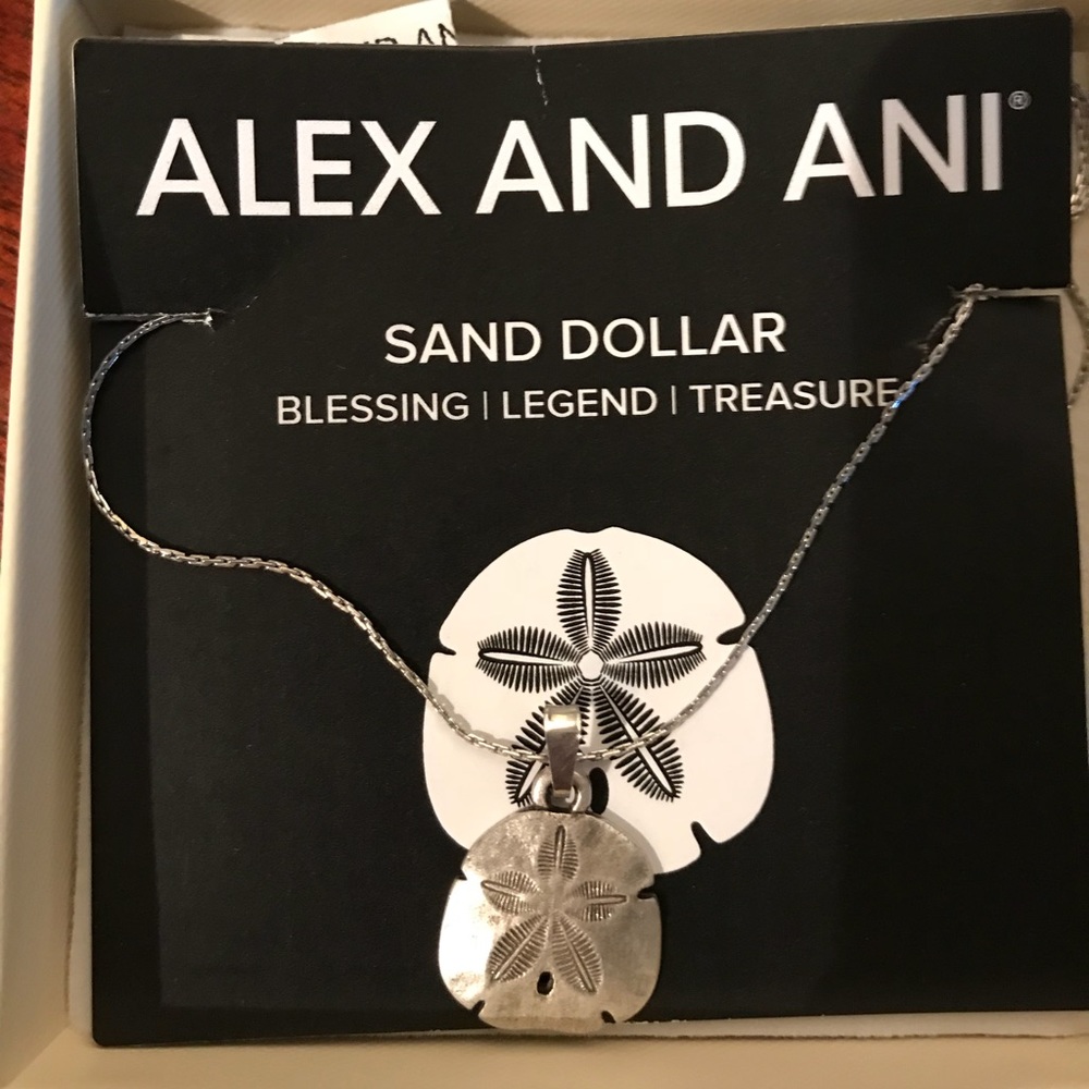 Alex and Ani Sand Dollar necklace